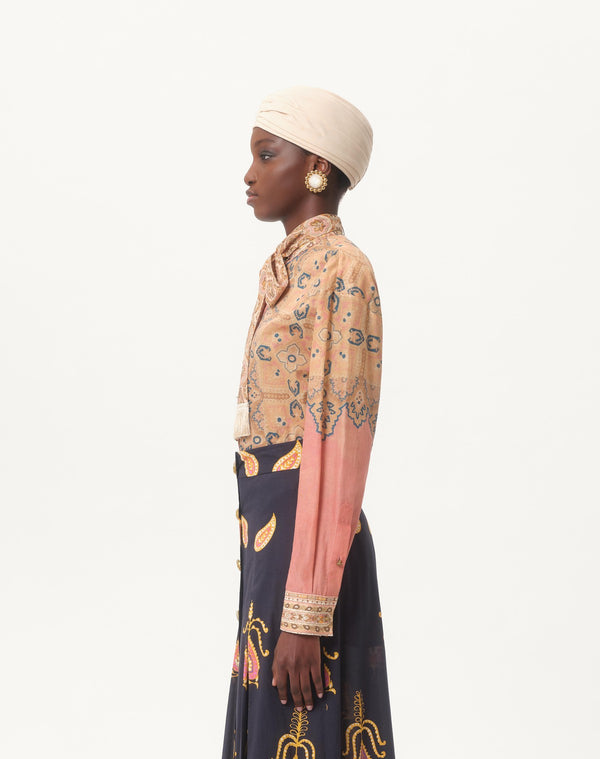 CAMICIA IN MUSSOLA VOYAGE IMAGINAIRE