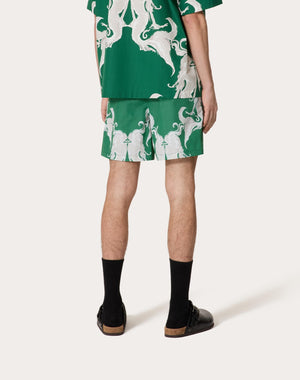 Costume Da Bagno In Nylon Con Stampa Metamorphos Siren 