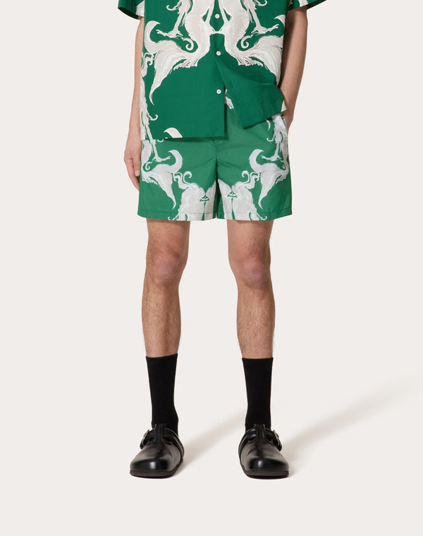 Costume Da Bagno In Nylon Con Stampa Metamorphos Siren 