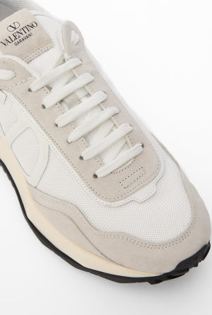 SNEAKER NETRUNNER IN TESSUTO E PELLE SCAMOSCIATA