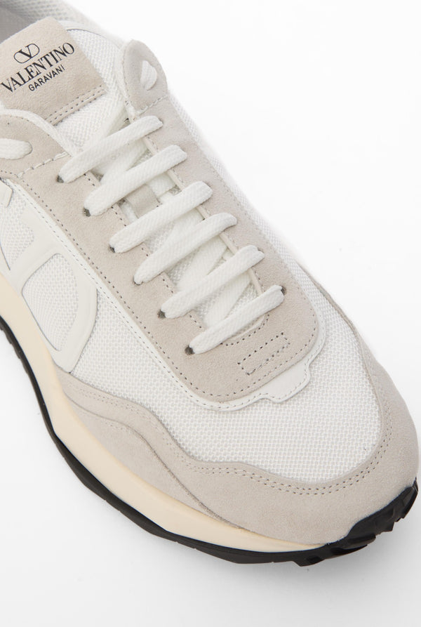 SNEAKER NETRUNNER IN TESSUTO E PELLE SCAMOSCIATA