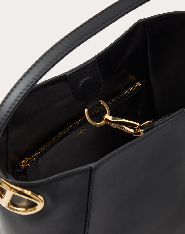 Borsa A Secchiello Vlogo Side In Vitello Nappato