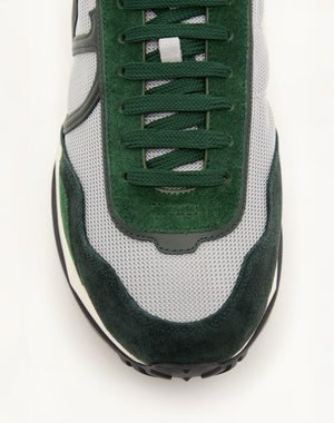 SNEAKER NETRUNNER IN TESSUTO E PELLE SCAMOSCIATA