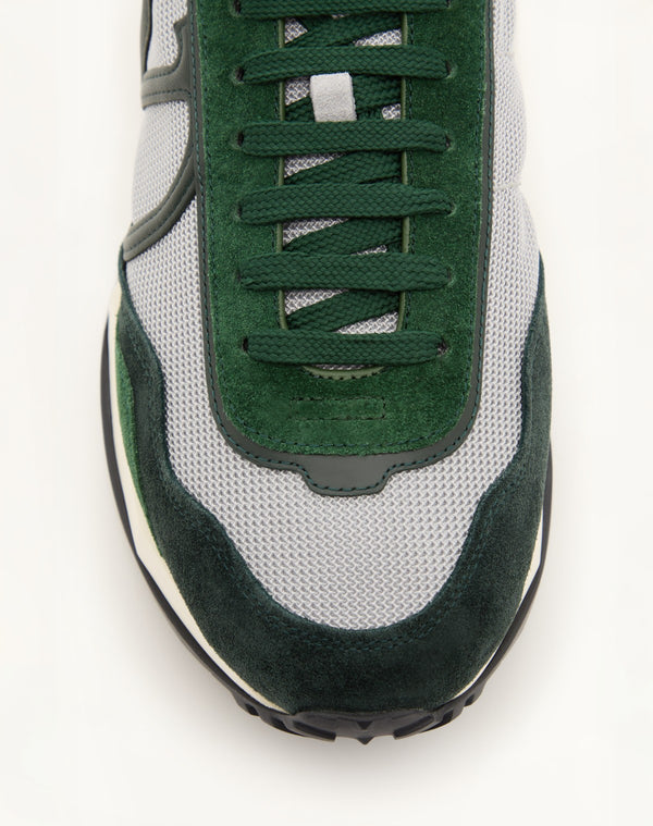 SNEAKER NETRUNNER IN TESSUTO E PELLE SCAMOSCIATA