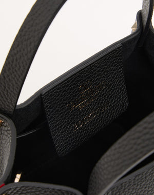 BORSA SHOPPING PICCOLA ROCKSTUD IN VITELLO GRANATO 