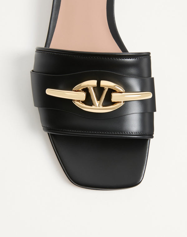 Sandalo Slide Vlogo The Bold Edition In Vitello 20Mm