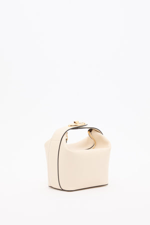 MINI BORSA A MANO VLOGO THE BOLD EDITION IN NAPPA