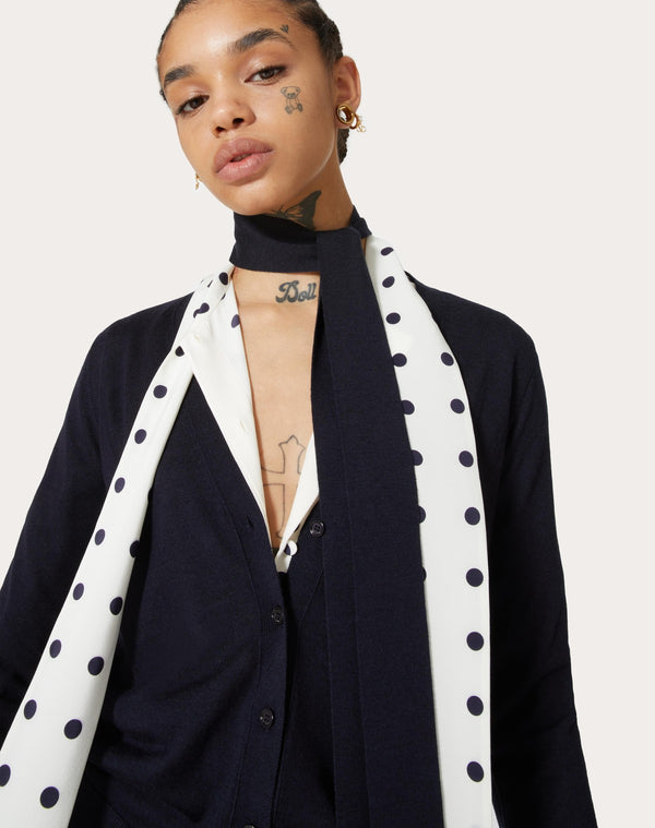 Cardigan In Cashmere Seta 