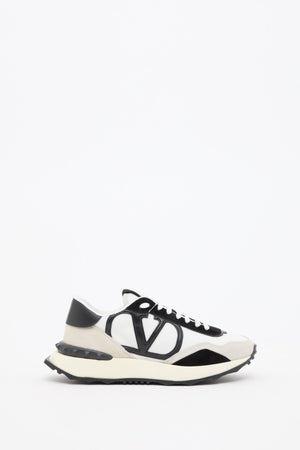 SNEAKER NETRUNNER IN TESSUTO E PELLE SCAMOSCIATA