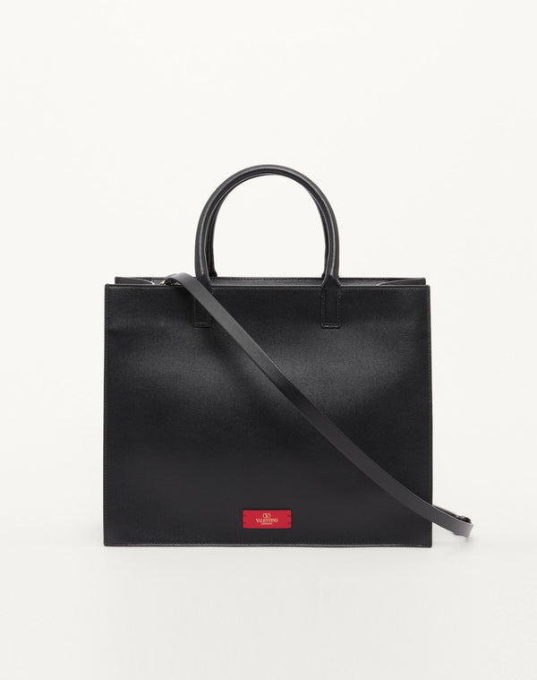 BORSA SHOPPING VLOGO WALK IN VITELLO