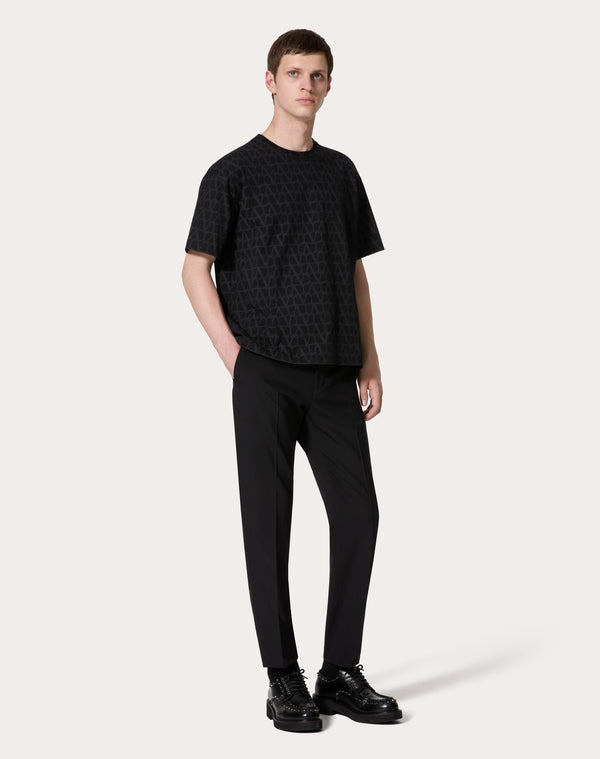T-Shirt In Cotone Con Stampa Toile Iconographe