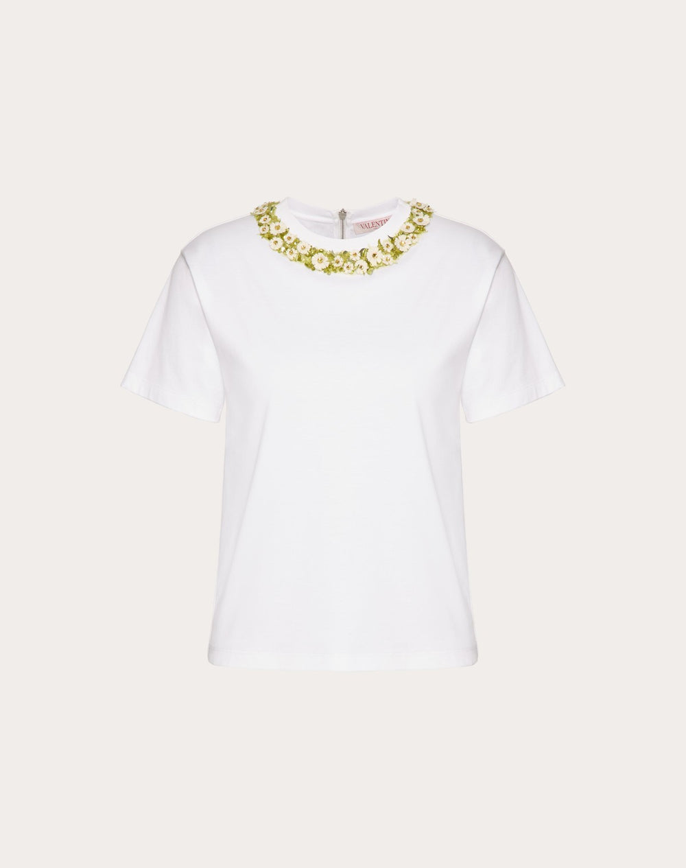 T-Shirt In Cotton Jersey Ricamata