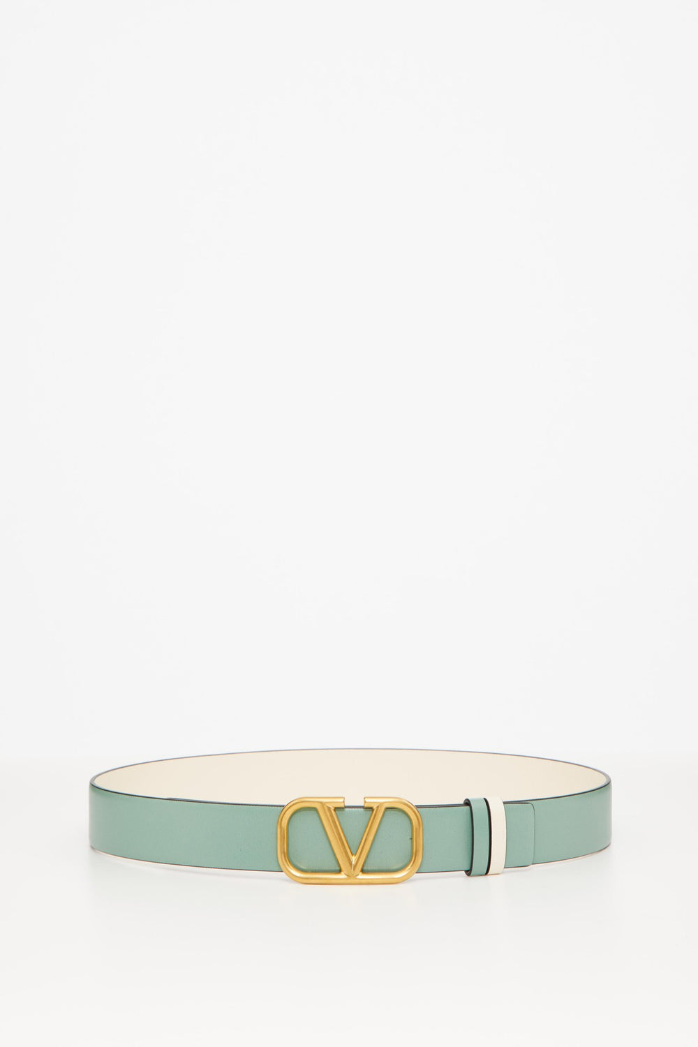 Cintura Reversibile VLogo Signature In Vitello Lucido 30 Mm