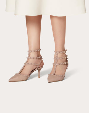 Décolleté Rockstud Con Cinturini E Borchie In Tono 65Mm