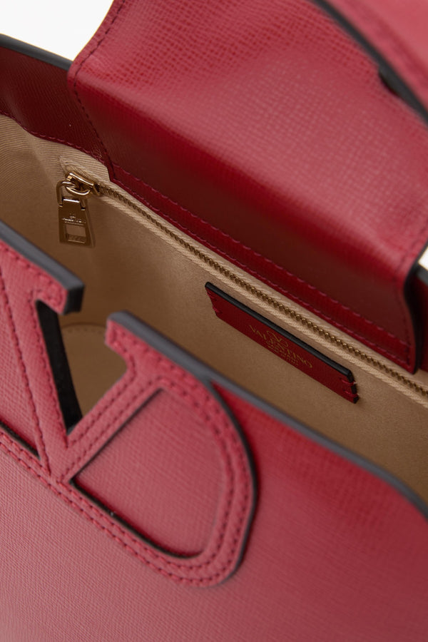 BORSA A MANO FILL ME IN VITELLO GRANATO