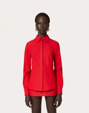 Camicia  In Cotton Popeline 