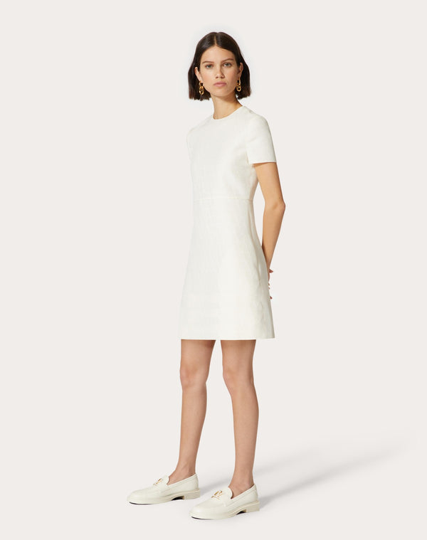 Abito Corto In Crepe Couture Toile Iconographe 