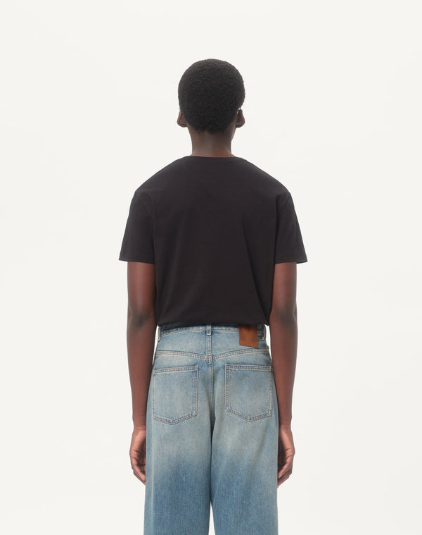 T-Shirt In Cotone Con Patch Vlogo Signature