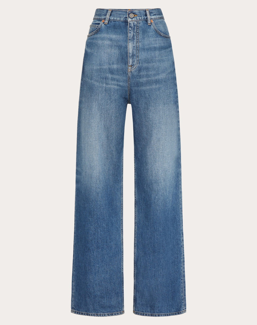 Pantaloni In Medium Blue Denim 