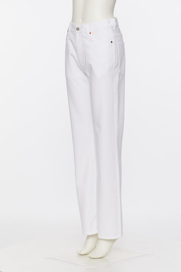 Jeans In White Denim Stampa Valentino Archive 1985