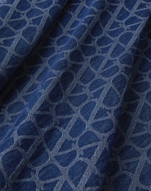 Gonna Midi In Denim Toile Iconographe Medium Blue 