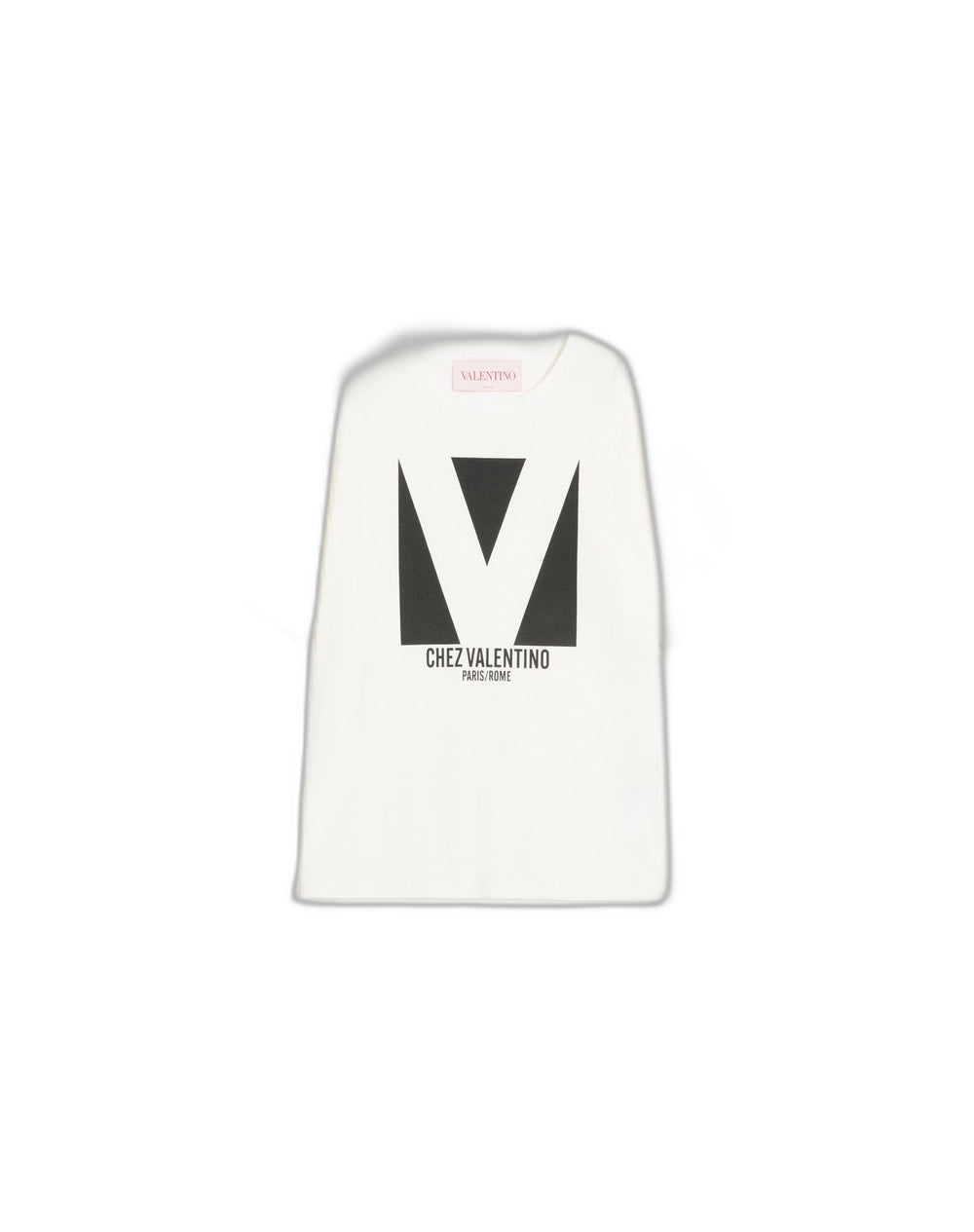 T-Shirt In Jersey Cotton Con Stampa Chez Valentino