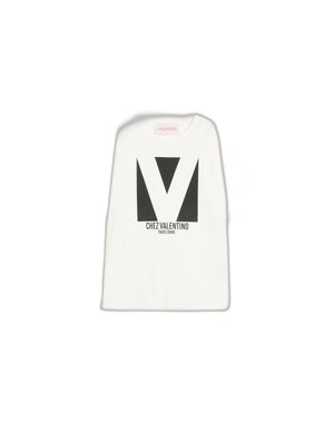 T-Shirt In Jersey Cotton Con Stampa Chez Valentino