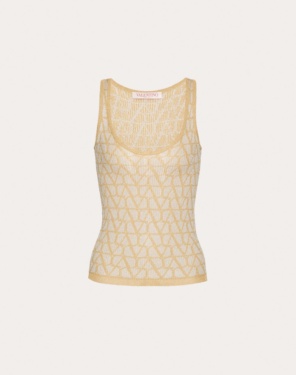 Top In Lurex E Jacquard Toile Iconographe 