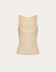 Top In Lurex E Jacquard Toile Iconographe