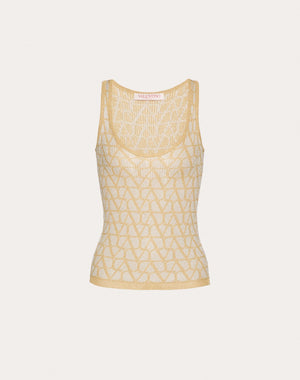 Top In Lurex E Jacquard Toile Iconographe 