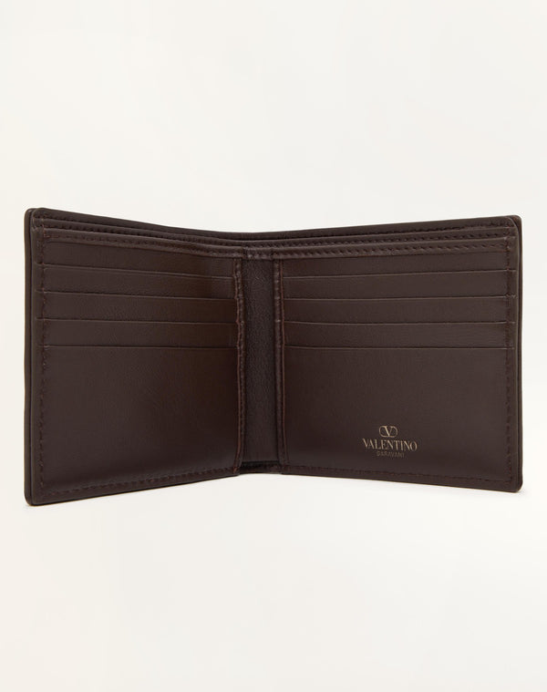 Portafoglio Toile Iconographe Con Dettagli In Pelle