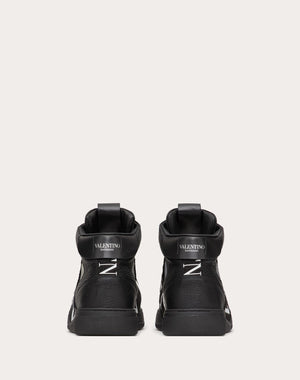 Sneaker Mid-Top Vl7N In Vitello E Nastri