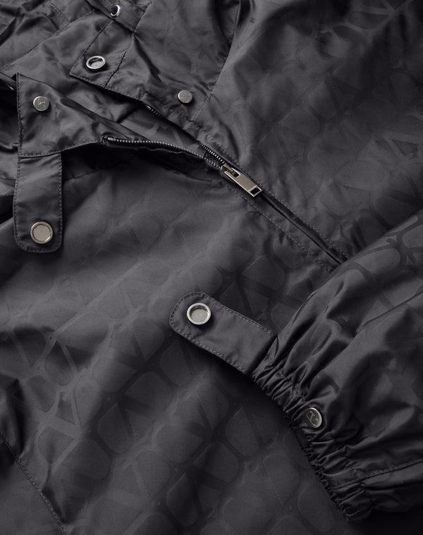 Giacca A Vento In Nylon Con Motivo Toile Iconographe