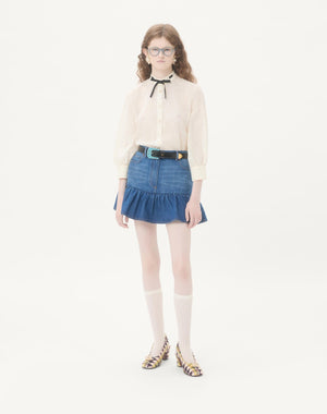 Gonna Mini In Denim 