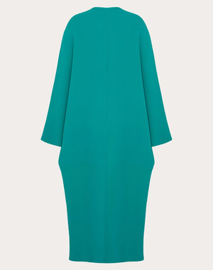 Abito Midi In Cady Couture 