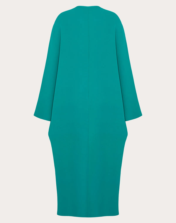 Abito Midi In Cady Couture 
