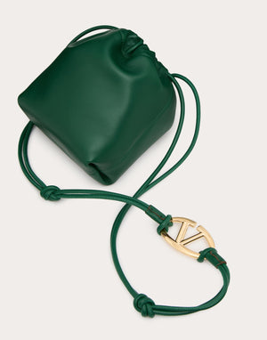 Mini Borsa A Sacchetto Vlogo Pouf In Nappa