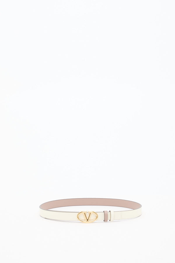 Cintura Reversibile Vlogo The Bold Edition In Vitello 20 Mm