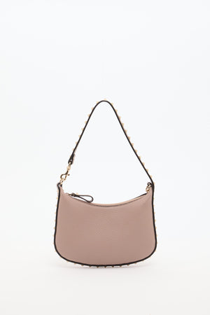 MINI HOBO ROCKSTUD IN VITELLO GRANATO