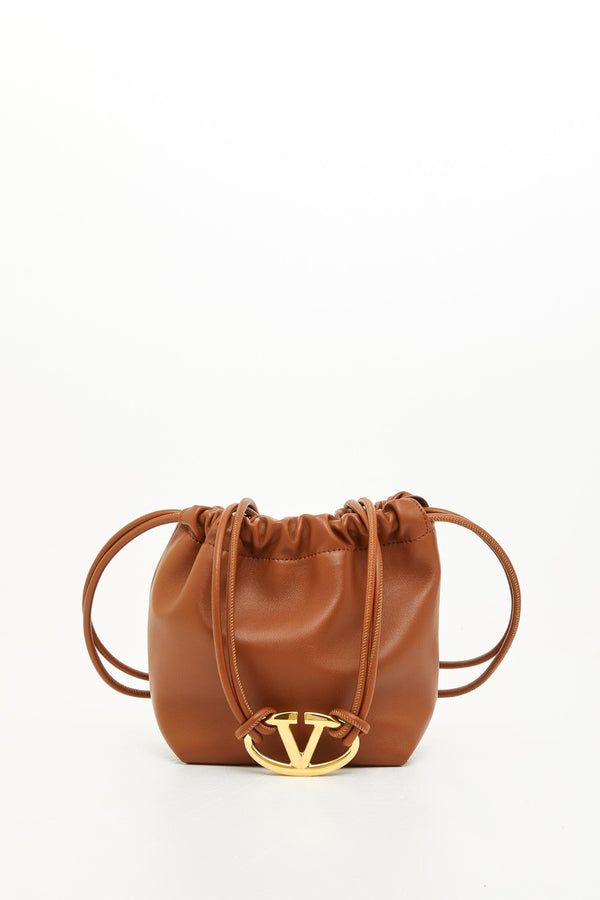 Mini Borsa A Sacchetto Vlogo Pouf In Nappa