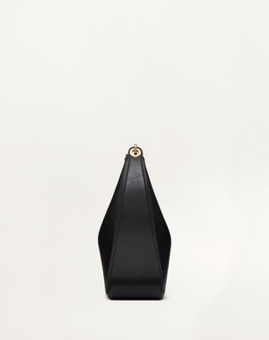 Hobo Media Vlogo Moon Bag In Vitello Granato Con Catena