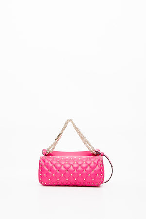 Borsa A Spalla Rockstud Spike In Vitello
