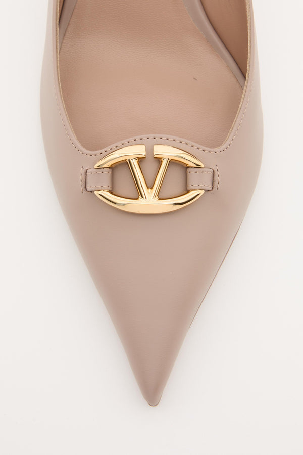 DÉCOLLETÉ SLINGBACK VLOGO THE BOLD EDITION IN VITELLO 60MM