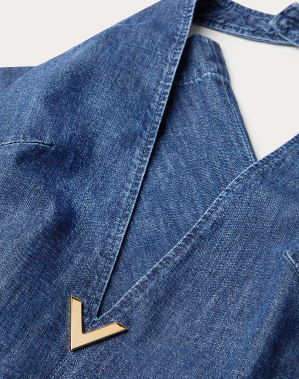 Tuta In Chambray Denim 