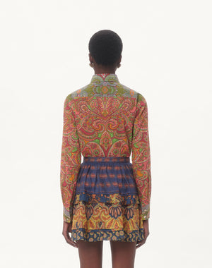 Camicia In Mussola Cachemire Voyage Imaginaire 