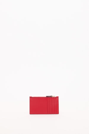 PORTACARTE CON ZIP VLOGO WALK IN VITELLO