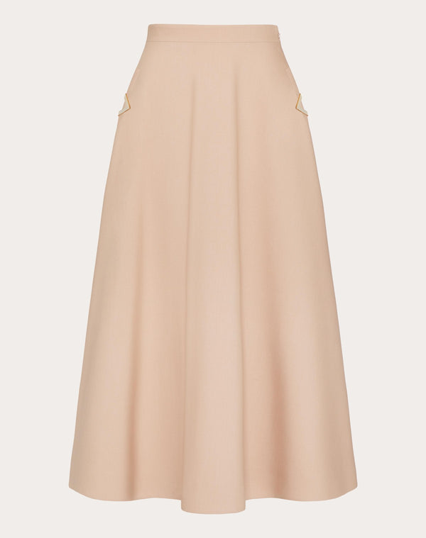 Gonna Midi In Crepe Couture 