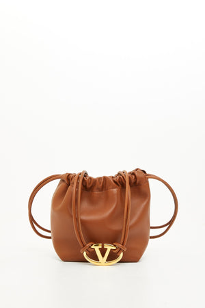 Mini Borsa A Sacchetto Vlogo Pouf In Nappa