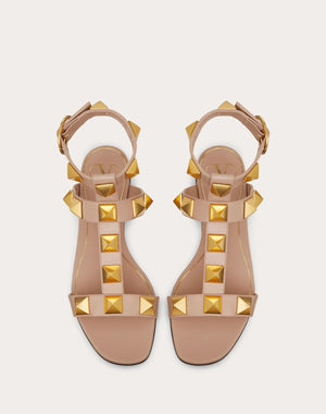 Sandalo Basso Roman Stud In Vitello