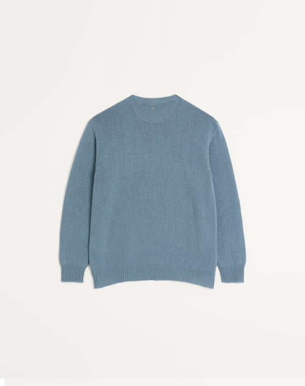 Maglione Girocollo In Cashmere Con Borchia